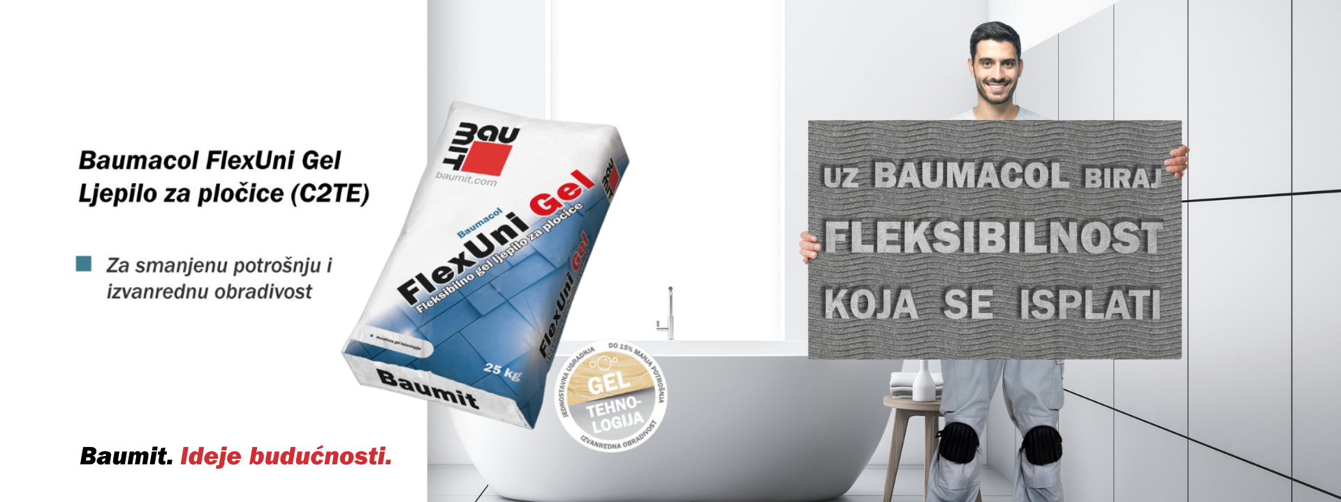 Baumacol FlexUni Gel - Prvi izbor pri odabiru  ljepila