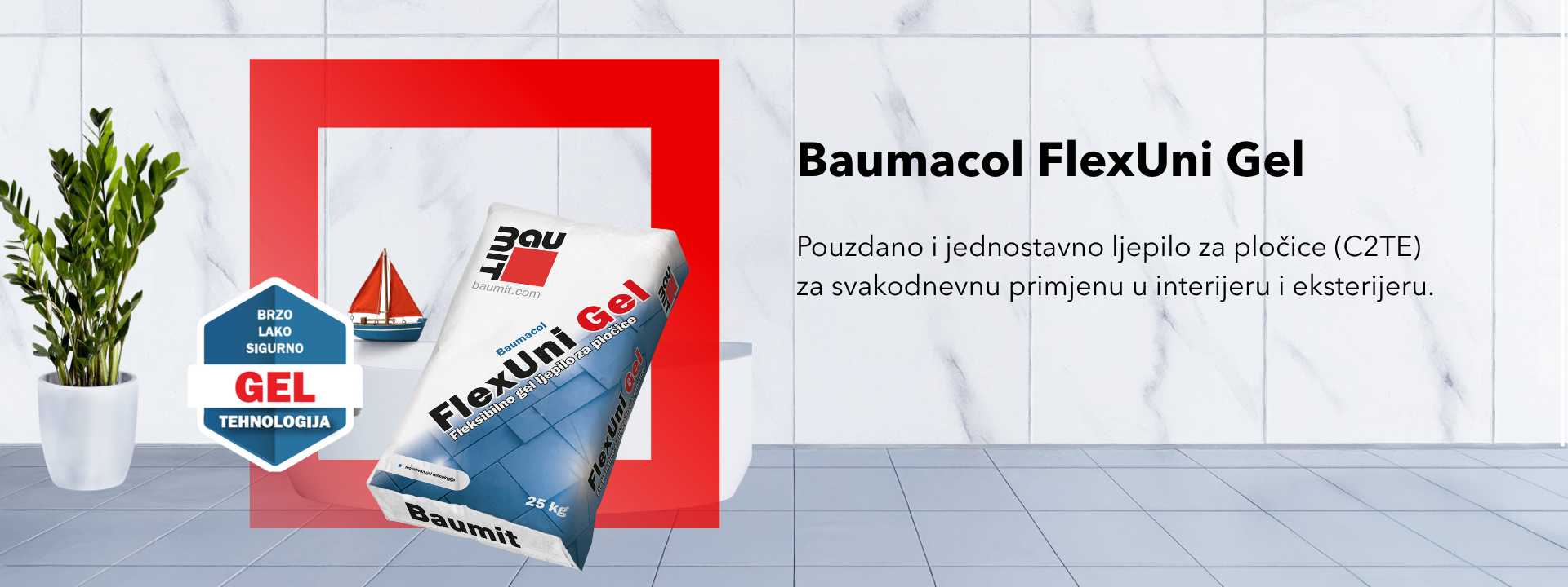 Baumacol FlexUni Gel - Prvi izbor pri odabiru  ljepila